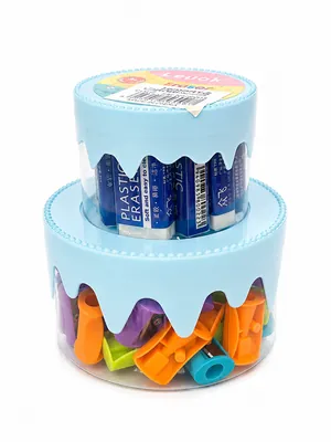 Two-layer Sharpener & Eraser Set