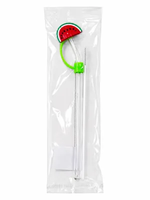 Glass Straws with Shapes