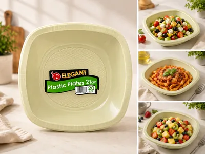 Elegant Plastic Plates