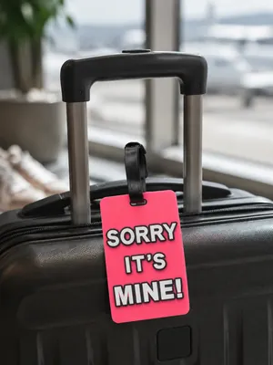 Colorful luggage tag