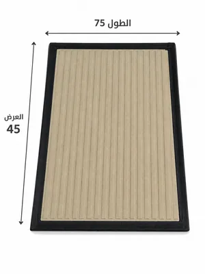 Embossed Velvet Door Mat
