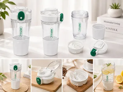 Drinking bottle with filter