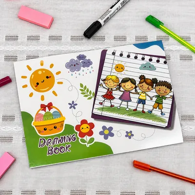 Kids' Coloring and Drawing Book