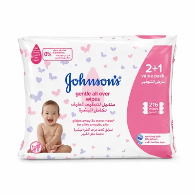 Johnson's scented wipes