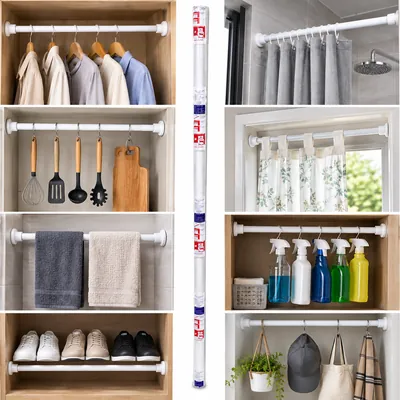 Adjustable curtain rod