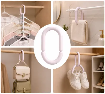 Multipurpose Plastic Clothes Hanger