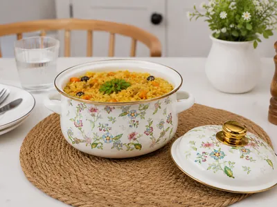 Decorated Pot Set