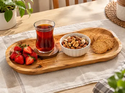 Rectangular Wooden Tray