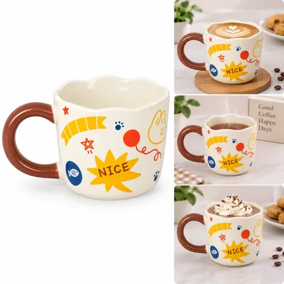 Decorated Ceramic Mug