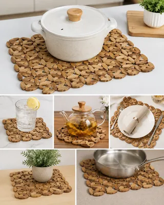 Elegant Wooden Coaster