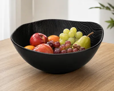 Black Serving Plate