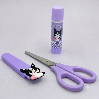 Cartoon Scissors & Glue Set
