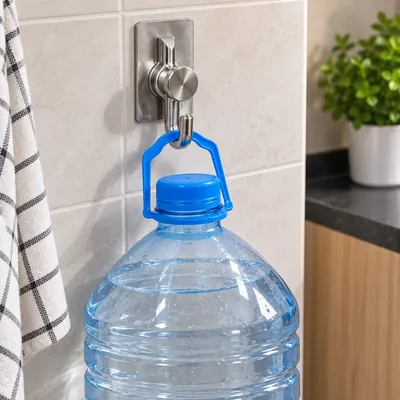 Double stainless steel wall hook