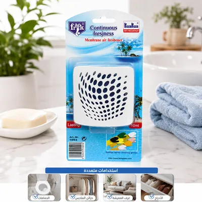 Air freshener with membrane and base