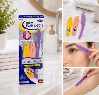 Flamingo shaving blades