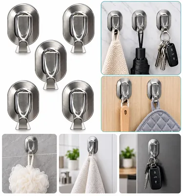 Metal adhesive hooks