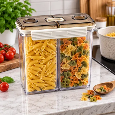 Double Acrylic Storage Container