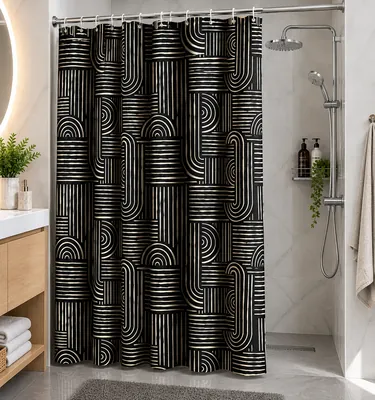 Printed Shower Curtain