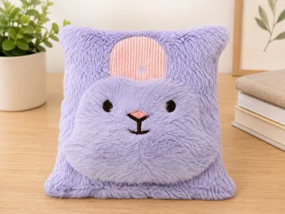 Cute furry cover notebook