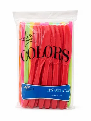 Colored Plastic Dinner Knives