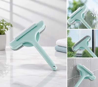 Cleaning sponge with handle