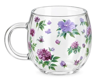 Decorated Glass Cup