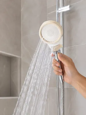 Shower head with connector