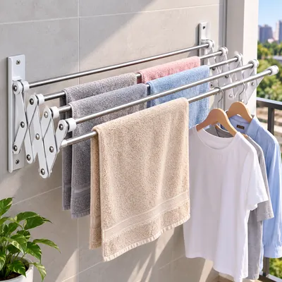 Foldable Clothes Drying Rack