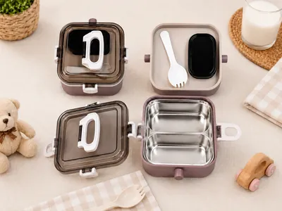Square lunch box