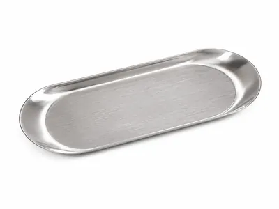 Oval silver tray