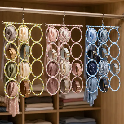 12-Ring Scarf Hanger