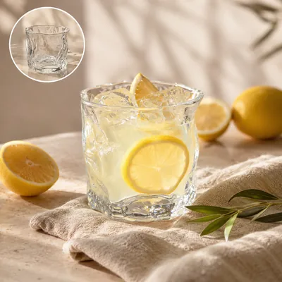 Transparent Glass Juice Cup