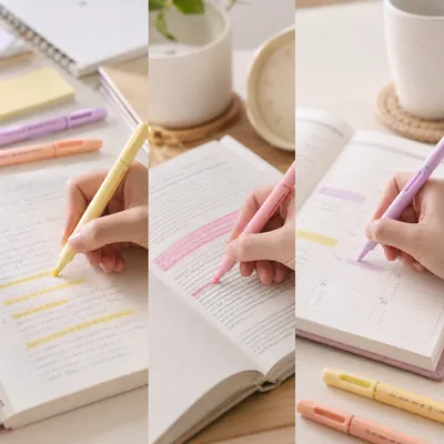 Glitter Highlighter Pens