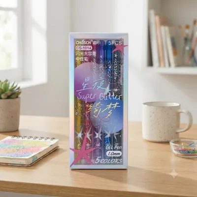 Colored Glitter Pen Set