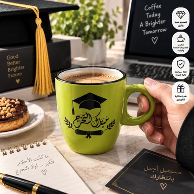 Colorful Graduation Mug Set
