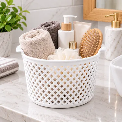 Plastic Storage Basket - Set of 5 Pieces