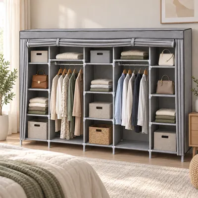 Fabric wardrobe