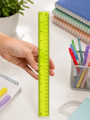 Fluorescent Plastic Ruler