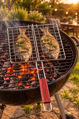 BBQ grilling basket