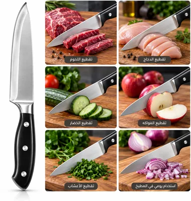 Black Kitchen Knife