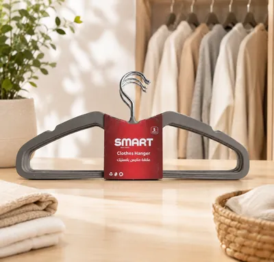 Plastic clothes hanger