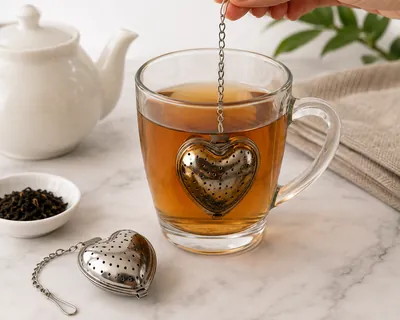 Heart-Shaped Tea Infuser