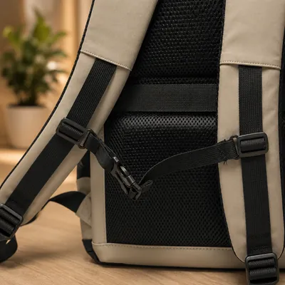 Multi-pocket school backpack