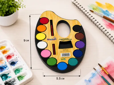 12-Color Watercolor Paint Set