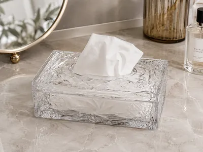 Crystal Tissue Box
