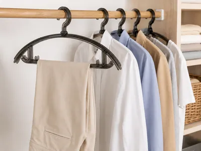 Clear Plastic Clothes Hangers