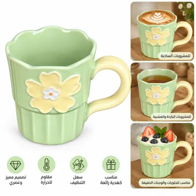 Floral Ceramic Mug