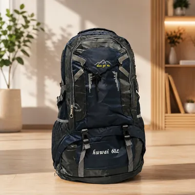 Black school backpack