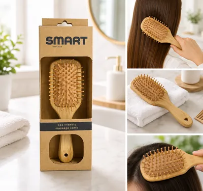 Small Wooden Hair Brush