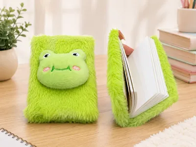 Frog-Shaped Notebook